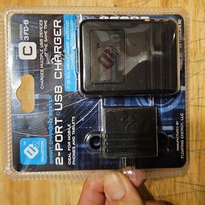 USB Charger 2-Port EZ Collection Intelligent Charging System C3 FD-B